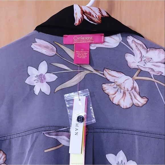 Catherine Catherine Malandrino Boyfriend Blouse 1X - Picture 5 of 5